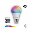ELBAT Bombilla Led Smart Wifi 15W ,rgb MULTICOLOR,A65,E27 1500 Lumenes EB0350