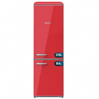 Frigorífico Bolero Coolmarket Combi Origin 300 Red E 55,9X62,8X192  Cm  CECOTEC