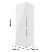 Frigorífico Bolero Coolmarket Combi 322 White Cristal E  CECOTEC