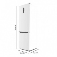 Frigorífico Bolero Coolmarket Combi 356 White D  CECOTEC