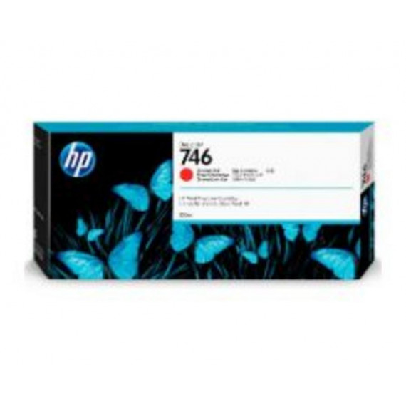 Tinta Hp Designjet 746 Rojo Cromático 300ML (P2V81A)  HEWLETT PACKARD