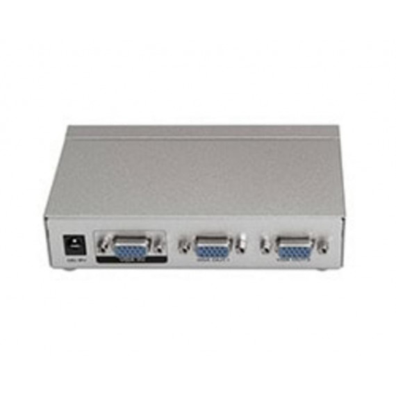 Splitter AISENS Wqxga 1XVGA In 2XVGA Out Gris (A116-0084)