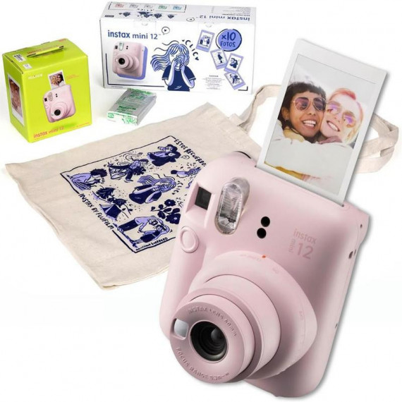 FUJIFILM Instax Mini 12 Kit Navidad Blossom Pink