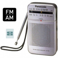 PANASONIC RF-P50DEG-S Radio de Bolsillo Am/fm con Antena