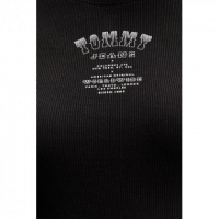 Camiseta TOMMY JEANS Negra Canalé