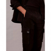 Skinny Comfort Cotton Cargo Pant Black  CALVIN KLEIN