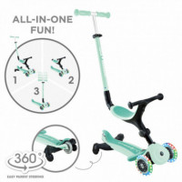 Patinete Go Up Active 360 Menta con Led  GLOBBER