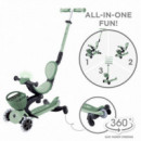 Patinete Go Up Baby 360 Oliva con Led  GLOBBER