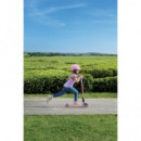 Patinete Primo Plegable Rosa Pastel con Led  GLOBBER