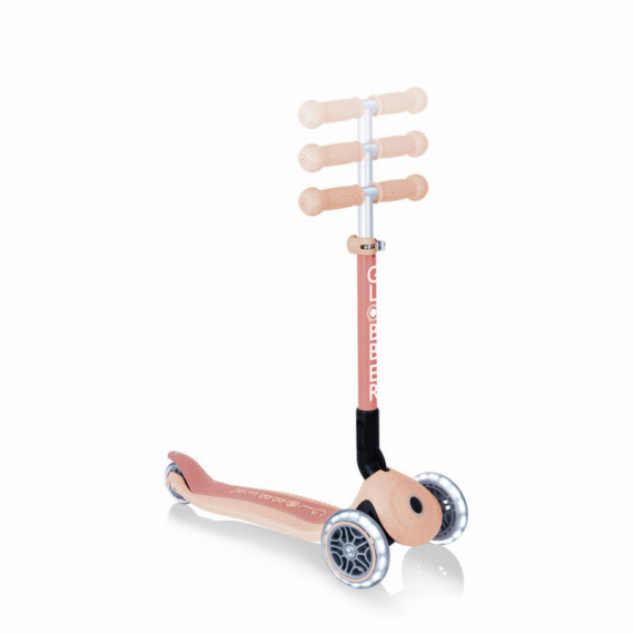Patinete Plegable Junior Melocoton/peach con Led  GLOBBER