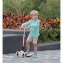 Patinete Plegable Junior Melocoton/peach con Led  GLOBBER