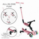 Patinete Go Upo Active 360 Rosa Pastel con Led  GLOBBER
