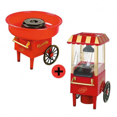 Pack Cine Palomitera + Maquina Algodon Azucar LARRYHOUSE