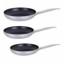 Pack Cocina Olla 6 Lts + Batidora + Sartenes Inox LARRYHOUSE