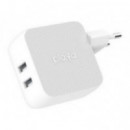 BELKIN Cargador de Pared Dual Usb-a 24W Blanco