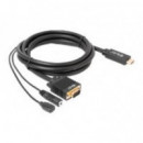 CLUB 3D Adaptador Activo HDMI a VGA + Audio CAC-1712