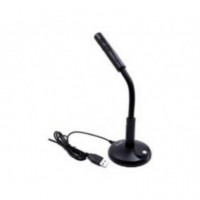 Micrófono Sobremesa EQUIP Life Usb-a Negro