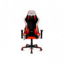 Silla Gaming DRIFT DR175 Rojo/blanco/negro