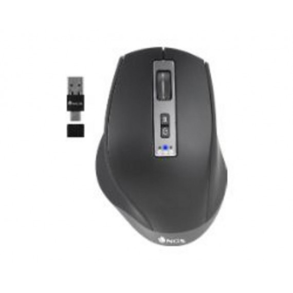 Ratón Gaming NGS Láser Rf Bt 3200DPI Negro (blur-rb)