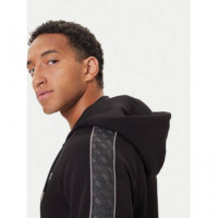 Finlo Zipped Hoodie Jet Black A996  GUESS