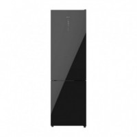 Frigorífico Bolero Coolmarket Combi 356 Black Cristal D  CECOTEC