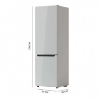 Frigorifico Bolero Coolmarket Combi 262 White E  CECOTEC