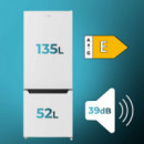 Frigorífico Bolero Coolmarket Combi 205 Df White E  CECOTEC