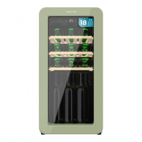 Bolero Grandsommelier Origin 18 Hit Green 36,6X47,6X74,3 Cm  CECOTEC