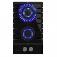 Placa de Gas Bolero Squad G 2200F Glass Black  CECOTEC