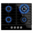 Placa de Gas Bolero Squad G 4200F Glass Black  CECOTEC