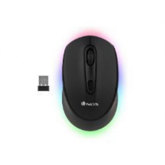 Ratón Gaming NGS óptico Rf Bt 2400DPI Negro (smog-rb)