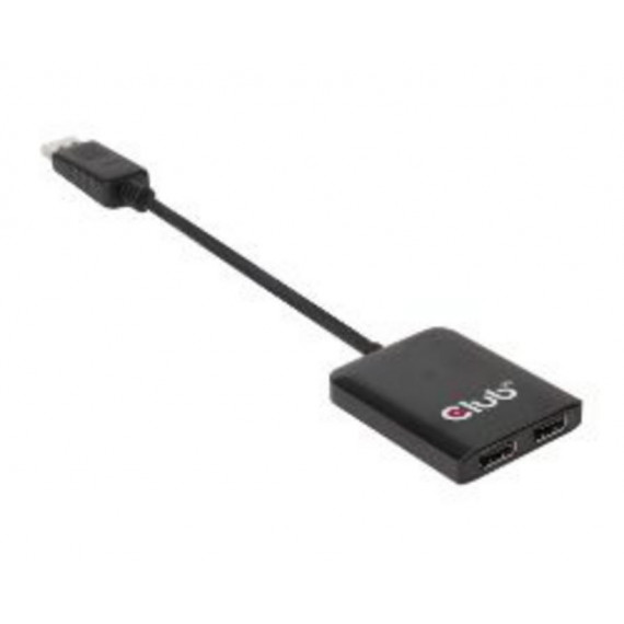 CLUB 3D Hub Mst Displayport 1.2 Doble Negro (CSV-6200)