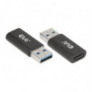 Adaptador Usb-a Macho a Usb-c Hembra CLUB 3D (CAC-1525) Negro