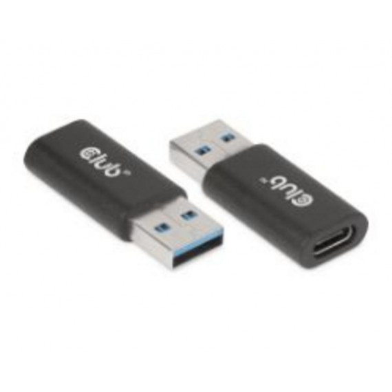 Adaptador Usb-a Macho a Usb-c Hembra CLUB 3D (CAC-1525) Negro