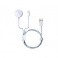 DEVIA Cable Cargador 2 en 1 Apple Watch y Iphone (dstsmwcc)