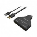 Cable AISENS 2XHDMI/H a Hdmi/m+usb/m Negro (A123-0654)