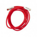 Cable PANTONE Usb-a a Lightning 1.5M Rojo
