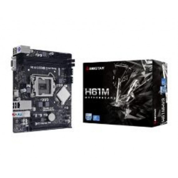 BIOSTAR H61MHV3 Placa Base Intel Lga 1155 DDR3 HDMI VGA