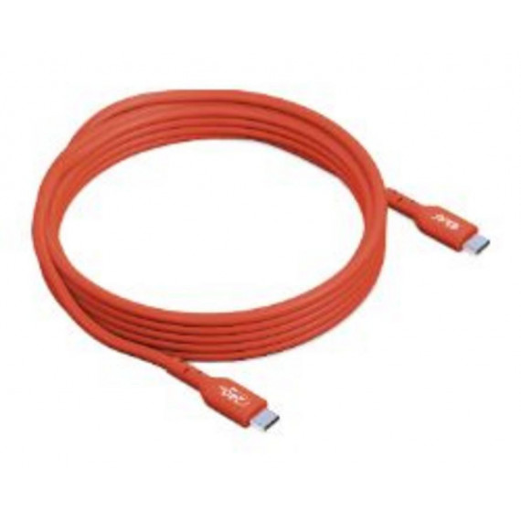 Cable Usb-c CLUB 3D CAC-1513 Macho a Macho Naranja 3M