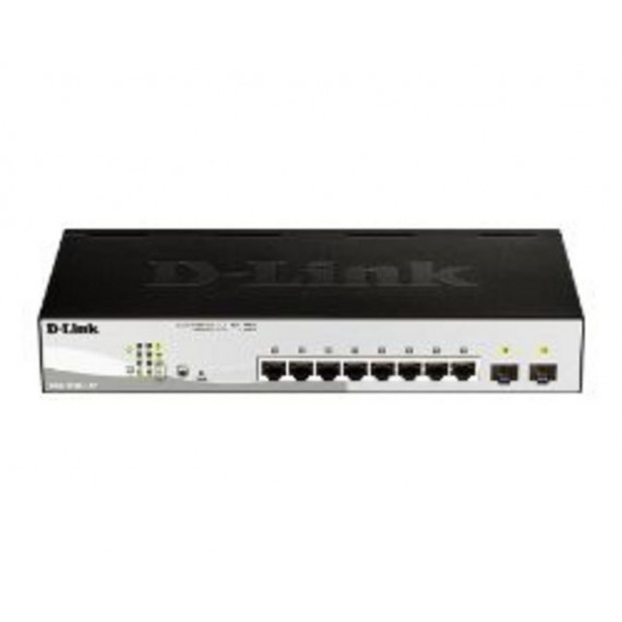 Switch D-LINK 8XRJ45 2XSFP Poe Rack 1U (DGS-1210-10P/E)