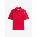 1985 Reg Pique Polo Ss Primary Red  TOMMY HILFIGER