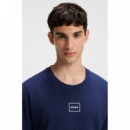 Laze T-shirt 10261152 01 Dark Blue  HUGO