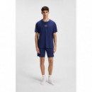 Laze T-shirt 10261152 01 Dark Blue  HUGO