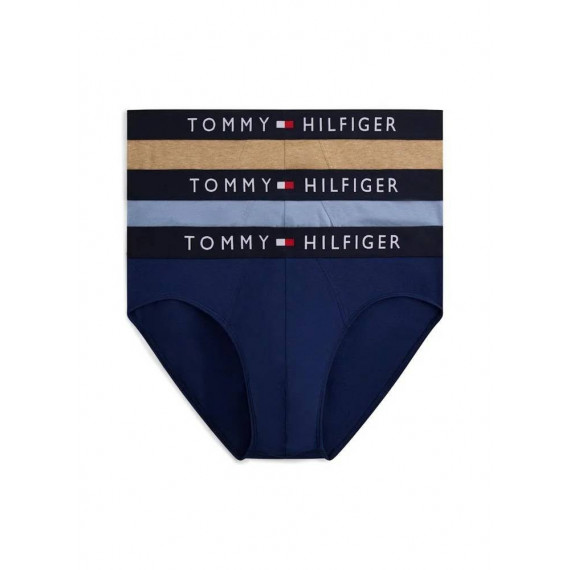 3P Brief Prp Nvy/hckry Hthr/brk Blu  TOMMY HILFIGER