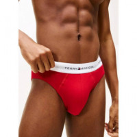 3P Brief Wht/prm Red/des Sky  TOMMY HILFIGER