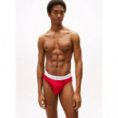 3P Brief Wht/prm Red/des Sky  TOMMY HILFIGER