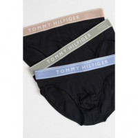 3P Brief Wb Brk Blu/util Sge/cstl Tpe  TOMMY HILFIGER