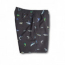 Bañador Dockside Gamefish E Waist Negro PELAGIC