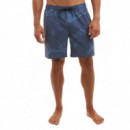 Pantalón Dockside Ewaist 18" Gyotaku Navy PELAGIC