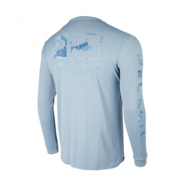 Camiseta Aquatek Open Seas Camo Slate PELAGIC